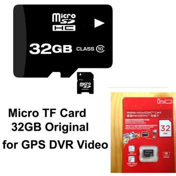 Originální 32GB Micro SD TF Karta pro GPS /DVR Kamery /Video Rekordér/ Radar Detector/ Reaview zrcadlo/ 4K Opěrky hlavy monitor/Video