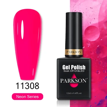 Parkson 12ML Gel na nehty Nail Art Namočte Off Glitter Letní Série Plné Pokrytí Barevné Transparentní Nude fluorescence DIY Móda