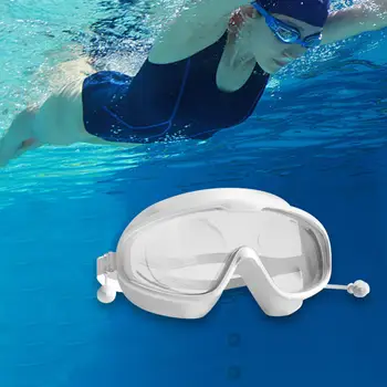 Krátkozrakost Plavecké Brýle Plavat Brýle Clear View Brýle Muži Ženy s špunty do Uší Vodotěsné Brýle Nastavitelný Potápěčské Brýle