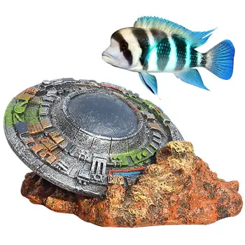 Umělé Létající Objekt Příslušenství Fish Tank Akvarijní Dekorace Pozadí Dekorativní Pryskyřice Akvarijní Ozdoby Dekorace