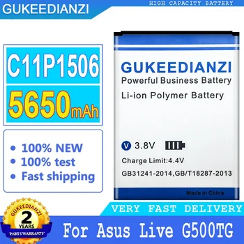 Náhradní 5650mAh Mobilní Telefon Baterie Pro Asus Live G500TG ZC500TG Z00VD ZenFone Go 5.5 palcový Smartphon Baterie 