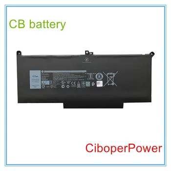 Originální kvalitní baterie laptopu 7,6 V 60WH 7500MAH F3YGT Baterie pro 12 7000 7280 7480 2X39G