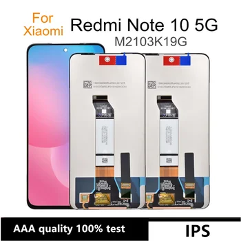 Pro Xiaomi Redmi Note 10 5G Displej Dotykový Displej Digitizer Shromáždění pro redmi note 10 5g Lcd displej Pro Redmi Note 10 M2103K19G Displej