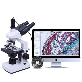 OPTO - EDU A31.5121-T 5,0 M Trinocular Usb Digitální Biologické Video Mikroskop Microscopio