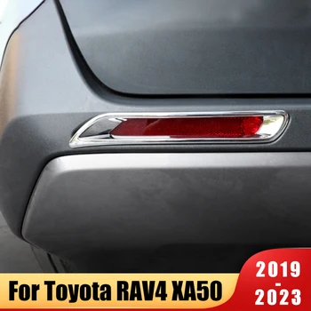 Pro Toyota RAV4 XA50 Hybridní 2019 2020 2021 2022 2023 Zadní Mlhový Reflektor Světlo, Lampa Kryt Čalounění Rám Car Styling Příslušenství