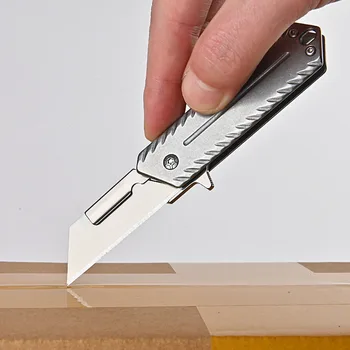 Multifunkční Mini Kapesní Skládací Nůž Výměnné nože Užitkové Nože S 10KS Nože EDC Nože Venkovní Přežití Nástrojů