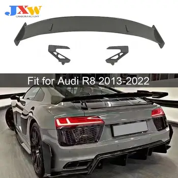 Uhlíkových Vláken FRP Zadní Lip Spoiler Kufru Křídla S Držákem pro Audi R8 v letech 2013-2022 Zadní Boot Spoiler Výkon Styling