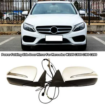 Zpětné Zrcátko, Montáž na Zakázku Mercedes-Benz W205 C300 C180 C260 2014-2021 Skládací paměť s tepelnou lampu s blind spot