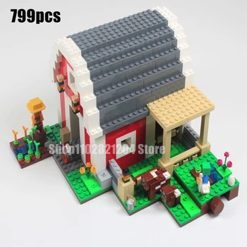 779pcs Stodoly Model Stavebních Bloků Fit 21187 Hračka pro Děti