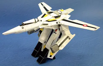 Letadla Kostra Č. 1 Bojovník 3D Papírový Model DIY Hračky