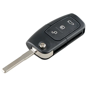 10X Auto Smart Remote Klíč 3 Tlačítka Fit Pro Ford Focus Fiesta 2013 Fob Případě 433Mhz