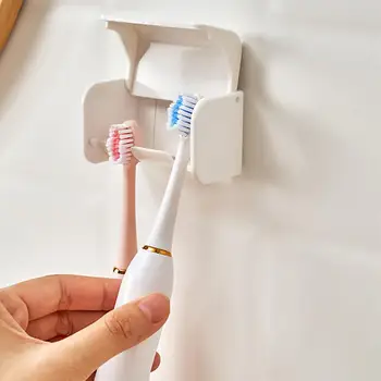 Držák na zubní kartáček s Víkem Kompaktní Automatický Kryt Elektrický zubní Kartáček Držák na Stěnu Skladování Organizátor pro Koupelny