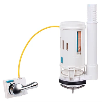 Splachovací Nádržky Splachovací Ventil 2v Plastové Přetečení Ovládaná Páka Wc Nádrž Dual Flush Bílá Dual Flush úsporu Vody Ventil
