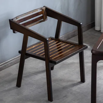 Nový Čínský čaj-making kulaté couval křeslo bambus čaj židle jídelní židle křeslo doma s loketní opěrka master židle čaj tabulka čaj