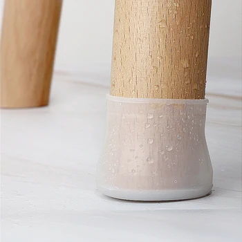 10KS Transparentní Židle Nohou Čepice Gumové nožičky Protector Podložky Anti-Slip Stůl Nábytek Nohu Podlaha Chránit Redukce Šumu