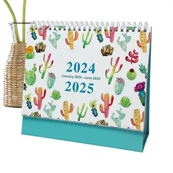 Stolní Kalendář Postavit Kalendářního Roku 2024 2025 Desktop Calendar Planner Multifunkční Minimalistický Praktické Stálý Kalendář Pro
