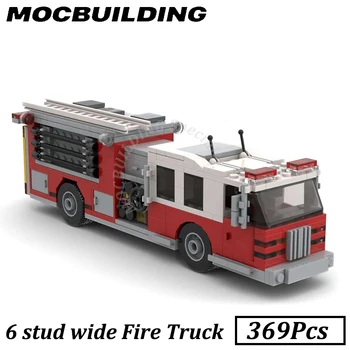 Fire Truck Vozidla Městské Auto Model PF Stavební Bloky, Cihly Hračky Zobrazení Výstavbu Dárek pro Děti