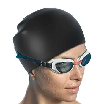 Silikonová plavecká Čepice Silikon Plavat Čepice koupací Čepice Ochranu sluchu Non-skluzu Silikonové Plavání Čepice Pro Ženy, Muže Dospělé