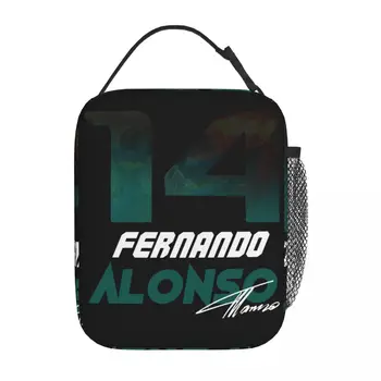 Fernando Alonso Produktu Izolované Oběd Tote Bag Práci Jídlo Box Přenosné Nový Přírůstek Cooler Tepelné Oběd Box