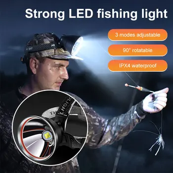 Venkovní Reflektor LED XHP50/XHP90 Výkonné Led Hlavu Svítilny USB Dobíjecí Hlavu Svítilna Camping Rybaření Hlavu Světlo, Pochodeň