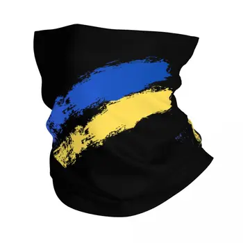 Ukrajinská Vlajka Zimní Čelenka Krku Teplejší Muži Ženy Lyžařské Lovecké Trubky Šátek Ukrajině Vlastenecké Obličej Šátek, Kamaše