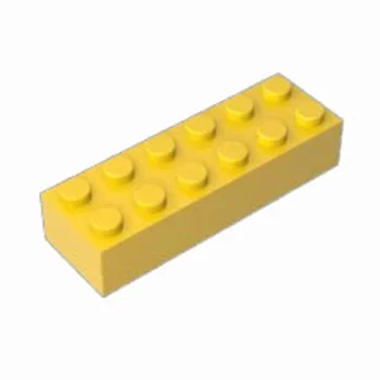 DIY Stavební Bloky, Silné Postavy Cihly 2x6 Tečky Vzdělávací Kreativní Velikost Kompatibilní S 2456 Plastové Hračky pro Děti