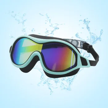 Dospělé Plavat Brýle Velký Rám High-definition Galvanické anti-UV Vodotěsné Anti-fog Muži A Ženy Univerzální Plavání Sklo