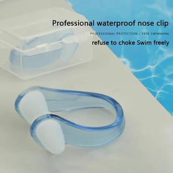 Silikonová Plavání Nos Klip Dospělé Děti Školení Anti-zranění Nosu Dušení Vody Komfortní Nosní Klip Plavecké Vybavení