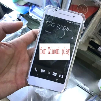 Vzduchový Polštář Pouzdro pro Xiaomi Hrát Ultra Clear Transparentní Měkké TPU Zadní Kryt