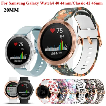 Náhradní Smartwatch Zápěstí Popruhy Pro Samsung Galaxy s 5 Pro/4 44 40 mm Silikonové Watchband Hodinky 4 Classic 46 42 mm Náramek