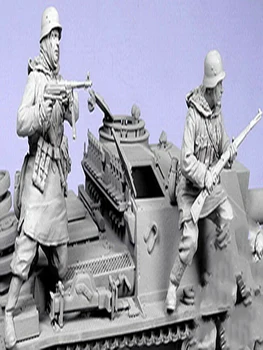 Unassambled 1/35 starověké důstojník v bitvě jsou 2 (BEZ NÁDRŽE ) Pryskyřice obrázek miniaturní model kit, bez Nátěru