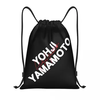 Vlastní Yohji Yamamoto Šňůrky Taška pro Trénink Jóga Batohy Muži Ženy Sportovní Posilovny Sackpack