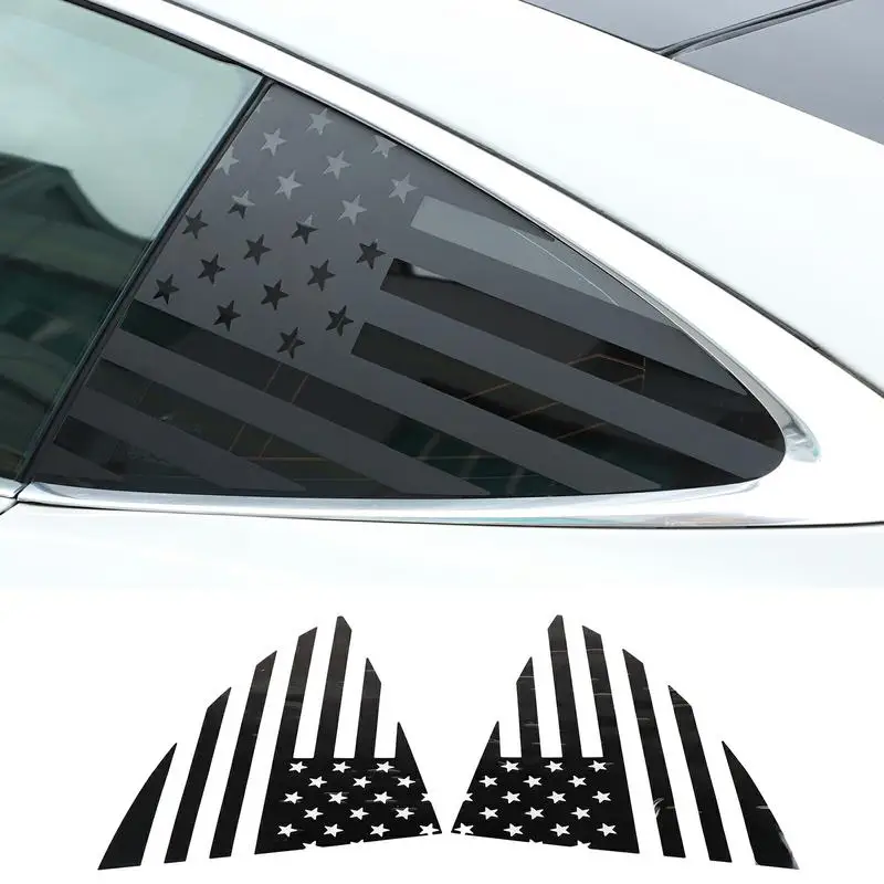 Pro Jaguar F-TYPE v letech 2013-2022 PVC Černé Auto Zadní trojúhelníkové Okno Skleněný Panel Trim Samolepka Auto Příslušenství . ' - ' . 0