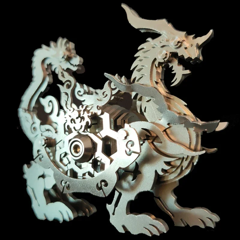 3D Mechanické Xuanwu Stavebnice Kovové Puzzle Starověkého Božské Zvíře Modelů DIY Sestavy Zvířata, Hračky pro Dospělé, Dospívající -66PCS . ' - ' . 0