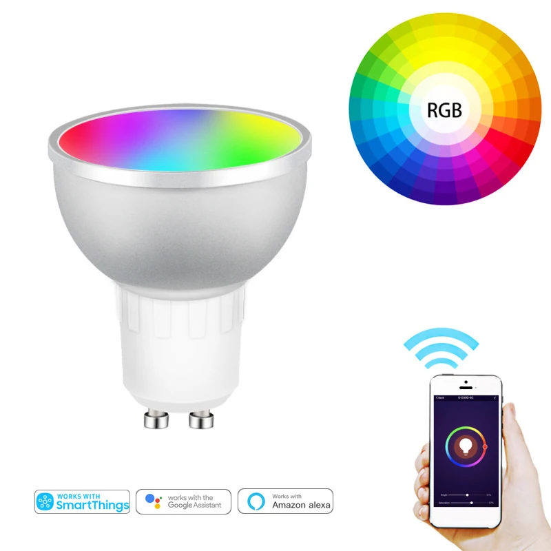 Inteligentní Žárovky Tuya Rgbcw Smart Led Žárovka 3.0 Hlasové Ovládání Led Svítilna Smart Home 5w Práce S Alexa Domů . ' - ' . 0