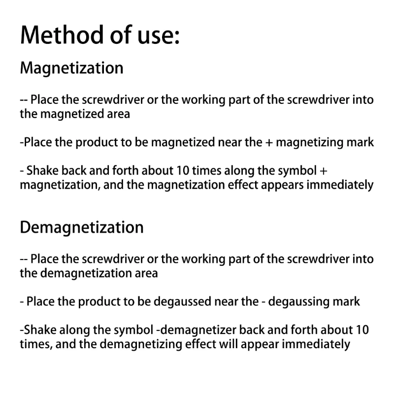 Magnetizer Demagnetizer pro Šroubovák Bity Tipy šroubovák Nástroj Dropship . ' - ' . 1