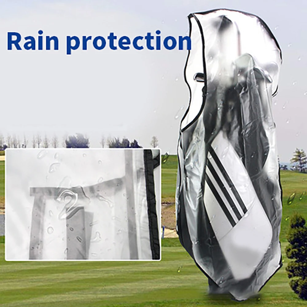 Nový Golf Bag Rain Cover Vybrané Zipy PVC Transparentní, odolné proti Opotřebení-Antistatický Kryt proti Prachu Golf Odolné Příslušenství . ' - ' . 2
