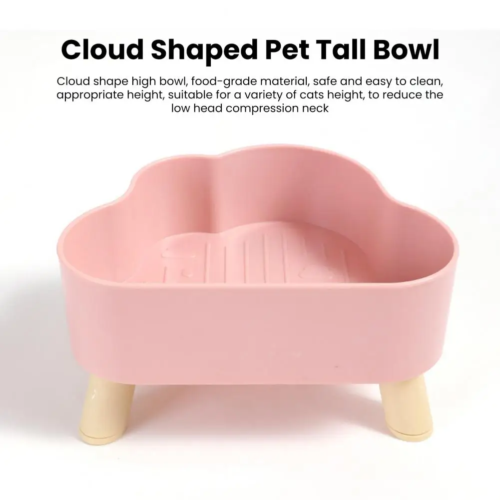 Kapacita Kočka Misku vysokokapacitní Cloud ve tvaru Kočičí Misce Krk-příjemný Design pro Snadné Jíst Ideální chovatelské Potřeby Snížit Žaludek . ' - ' . 2