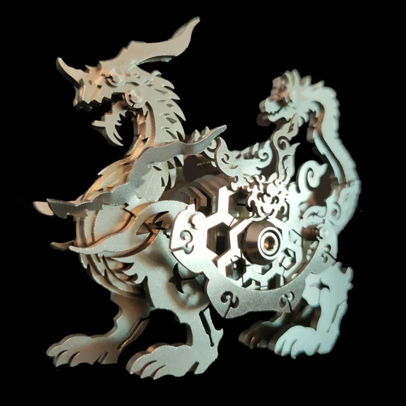 3D Mechanické Xuanwu Stavebnice Kovové Puzzle Starověkého Božské Zvíře Modelů DIY Sestavy Zvířata, Hračky pro Dospělé, Dospívající -66PCS . ' - ' . 2