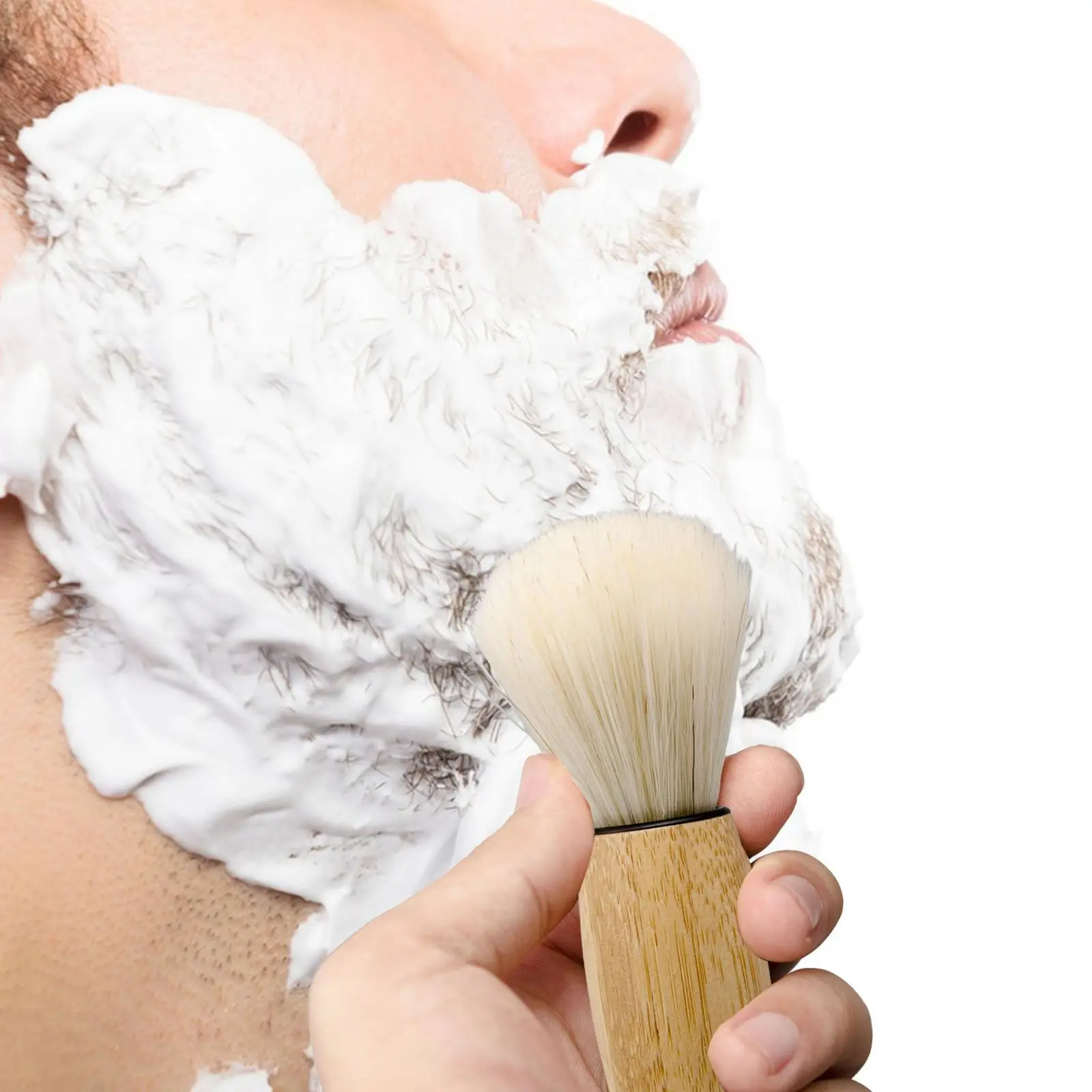 Luxusní štětka na holení Obličeje Vousy Čištění Mokré Holení Premium Ergonomický Vlasy, Vousy na Holení pro Muže, Přítele, Tátu, Manžela . ' - ' . 2
