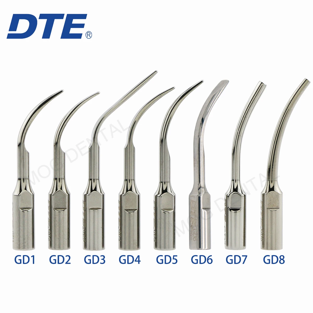 Woodpecker DTE Zubní Ultrazvukové Škálování Škálování Tipy kavity G/GD Fit EMS SATELEC NSK MECTRON Násadce . ' - ' . 2