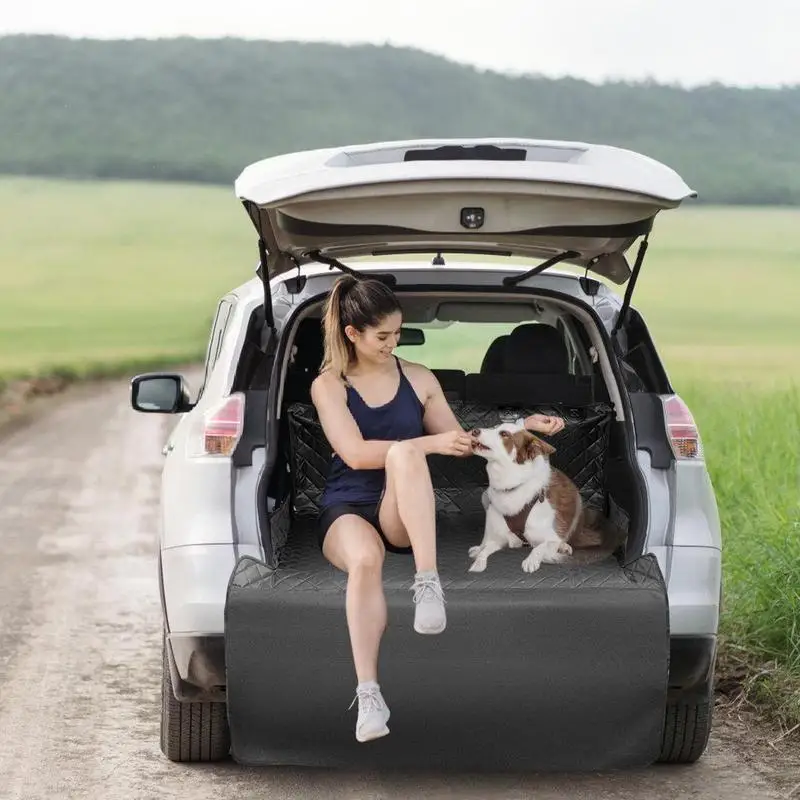 SUV Liniové Nákladní Pro Psy Pet Cargo Kryt Vložky Non-Slip Psa Potah Sedadla Mat 103x47cm Non-Skluzu Pet Seat Cover Rohož zavazadlového Prostoru . ' - ' . 4