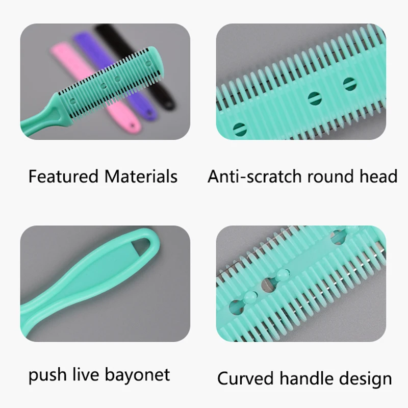 1 Ks Vlasy Cut Barber Styling Nůžky, Břitva Kadeřnictví Nástroj Na Vlasy, Nůžky, Oboustranný Nůž, Nůžky Vlasy . ' - ' . 5