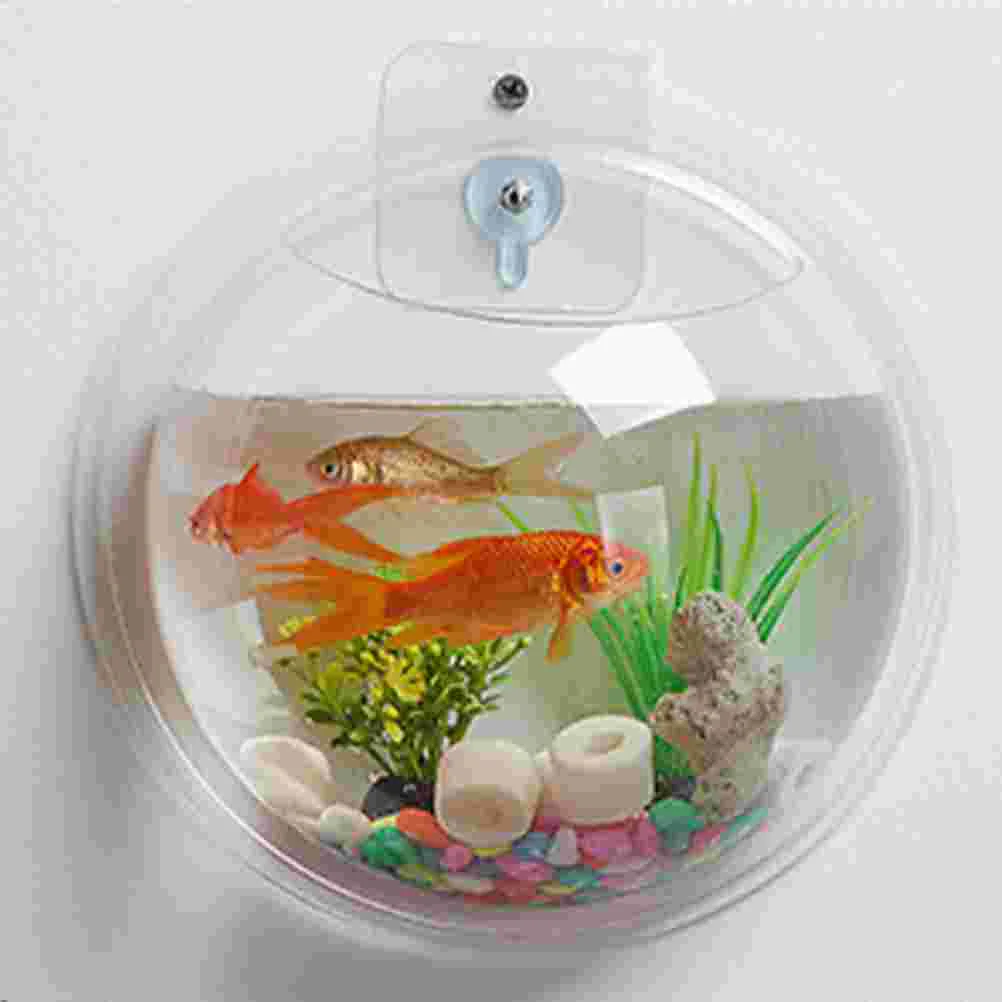 3D Akryl akvárium květináče Nástěnné Závěsné Akvarijní Transparentní Fish Tank Květina Rostlina Váza Domácí Dekorace . ' - ' . 5