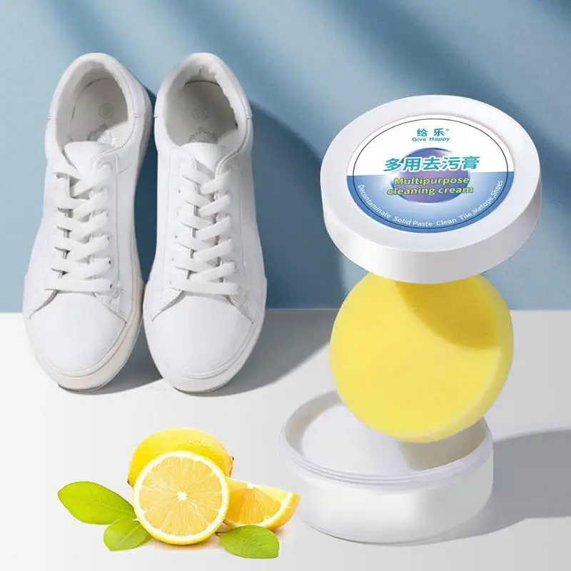 Boty Čisticí Krém Žluté Odstraňovač Skvrn Pro Bílé Boty S Houbičkou Sneaker Cleaner Pro Bílé Tenisky Boty Čistící Krém . ' - ' . 5