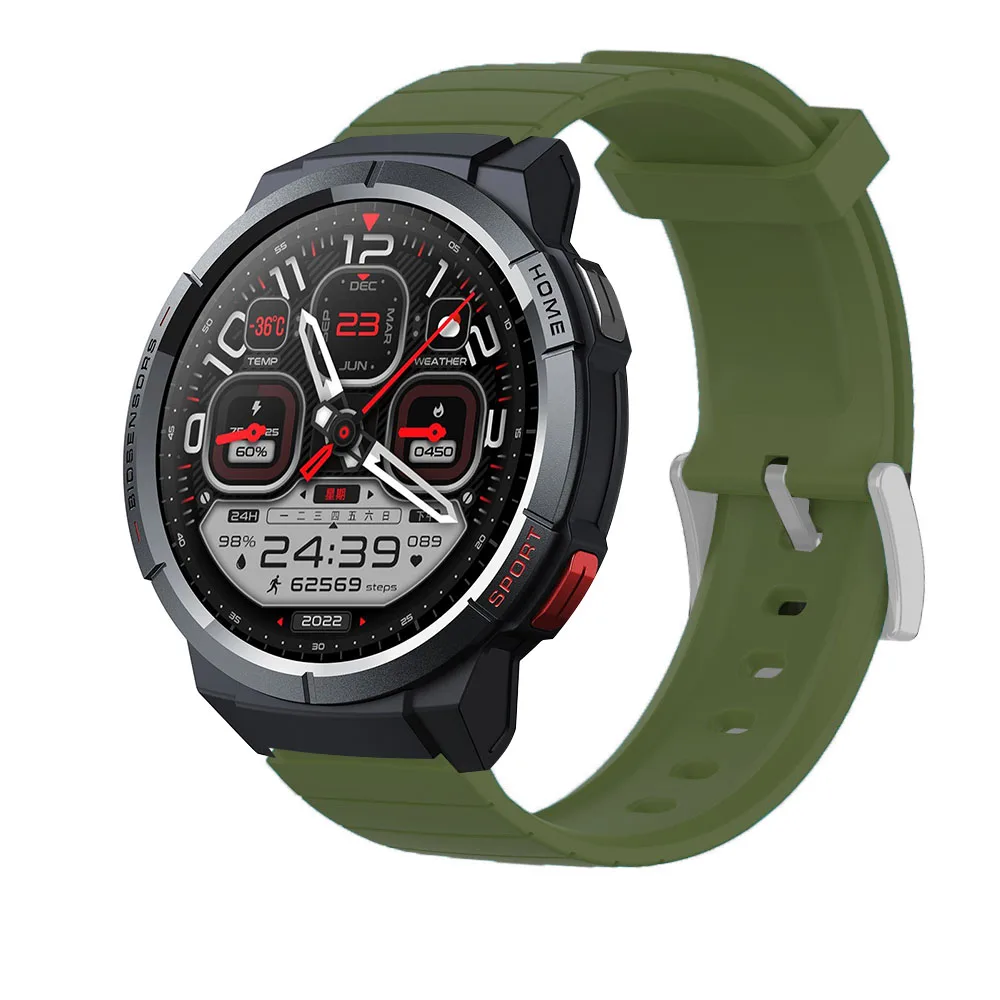 BEHUA Kapela Silikonový Řemínek Náhradní pro Xiaomi Mibro GS Smartwatch Náramek Watchband Příslušenství Sport, Móda Correa Pás . ' - ' . 5